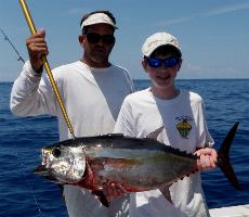 Blackfin Tuna fight hard and often we hook two or three at a time. Tuna Fishing Photo gallery - Islamorada Fishing Charters